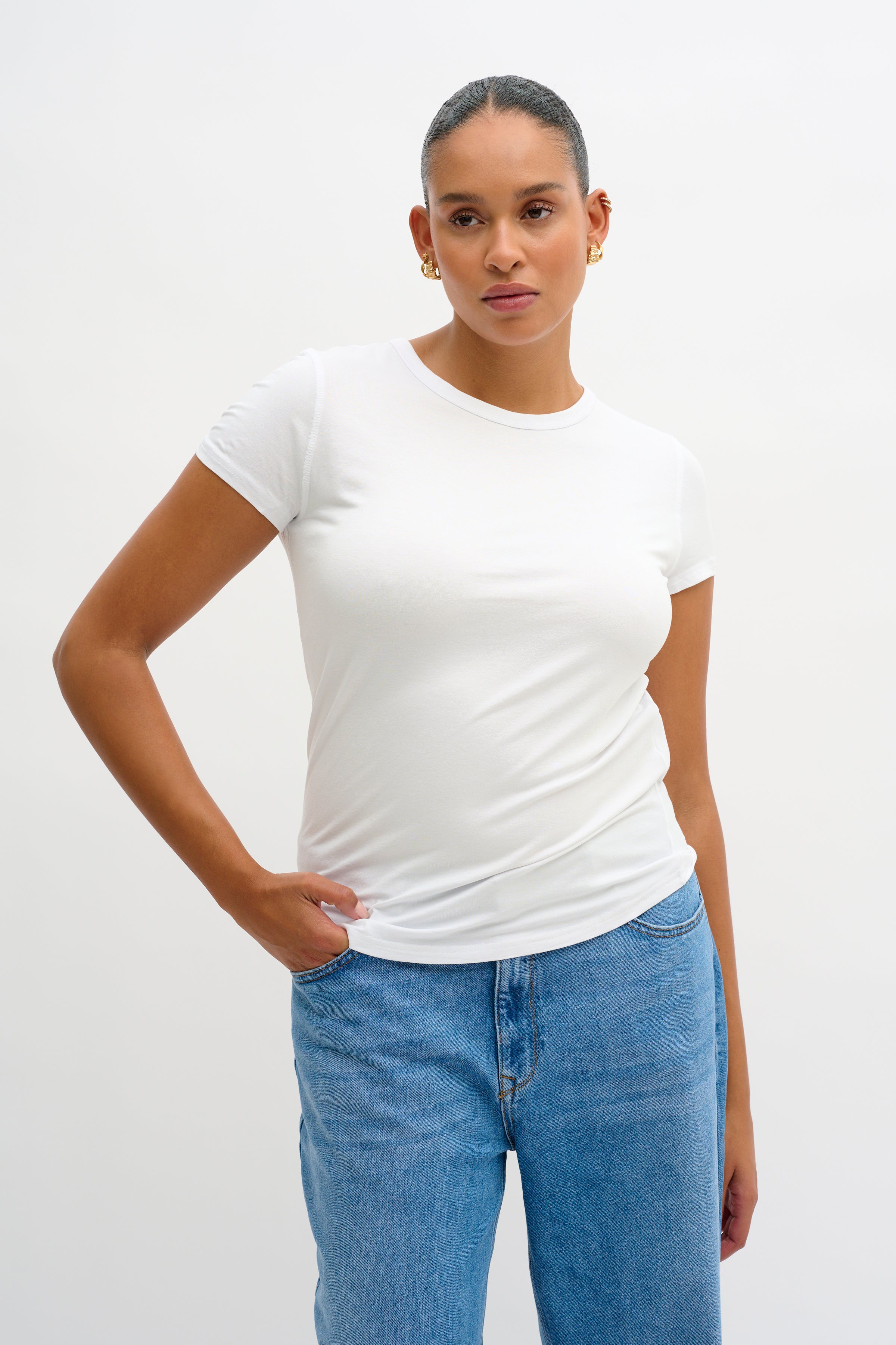 16 the modal bolur frá My Essential Wardrobe - Hvítur