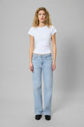 35 THE LOUIS 139 gallabuxur frá My Essential Wardrobe - Light blue wash