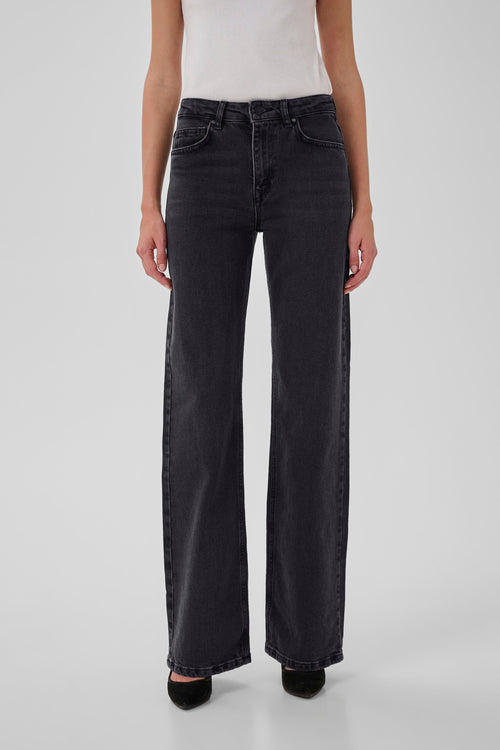 35 THE LOUIS 139 gallabuxur frá My Essential Wardrobe - Black retro wash