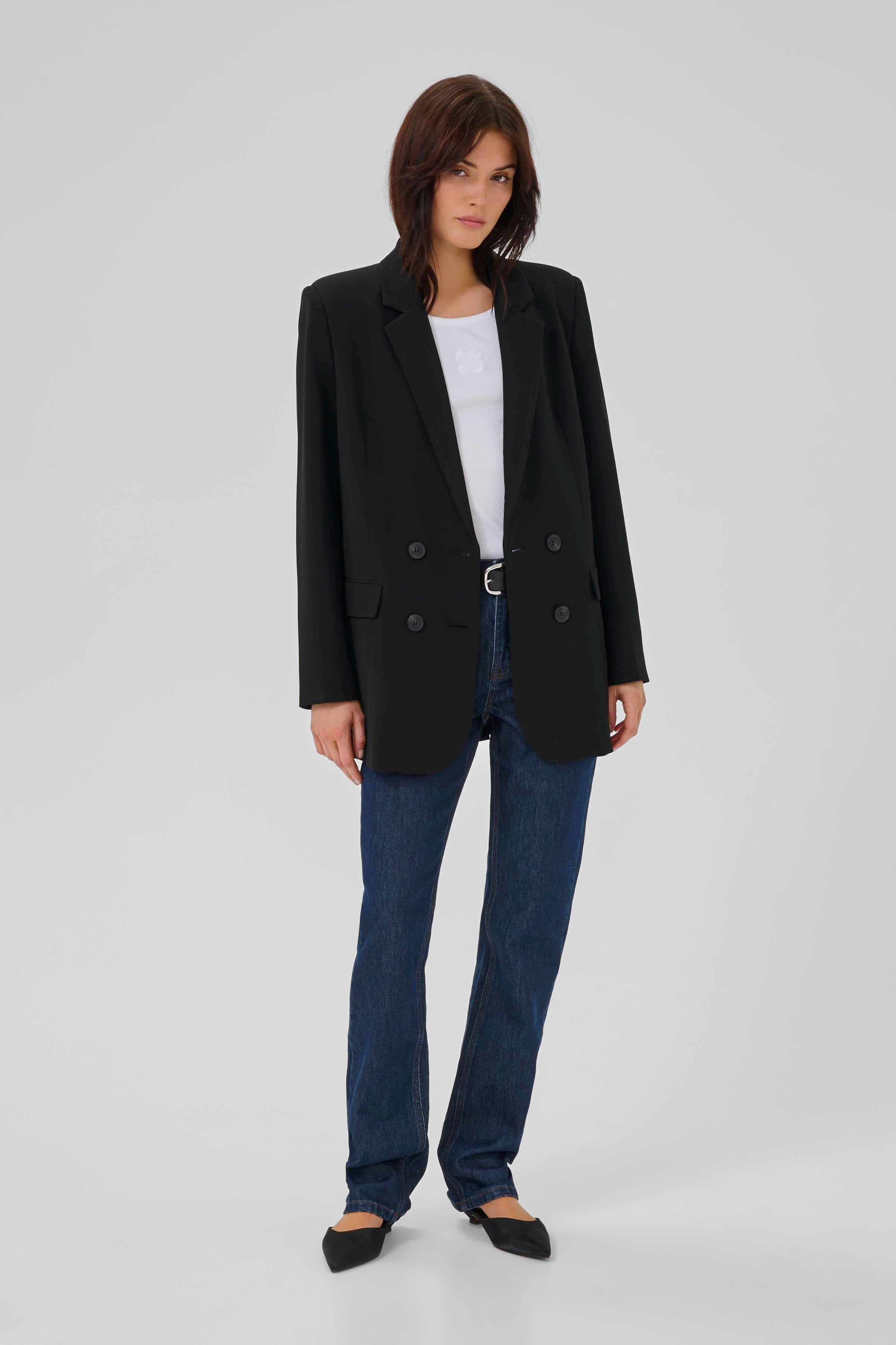 27 the tailord blazer  frá My Essential Wardrobe - Svartur