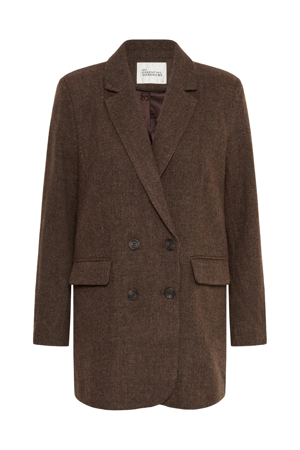 Cleo blazer frá My Essential Wardrobe - Brúnn