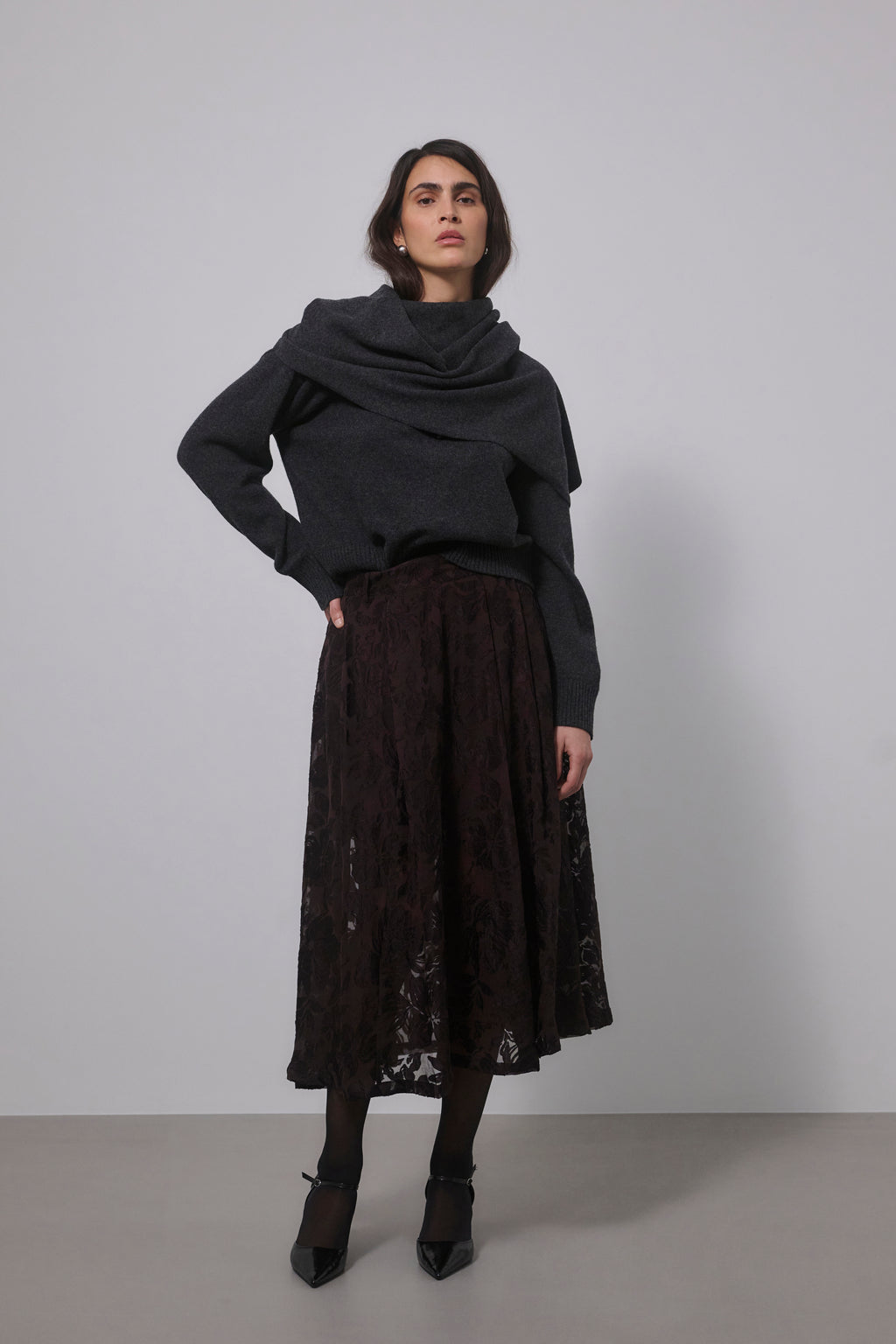 Tracy peysa frá My Essential Wardrobe - Grá