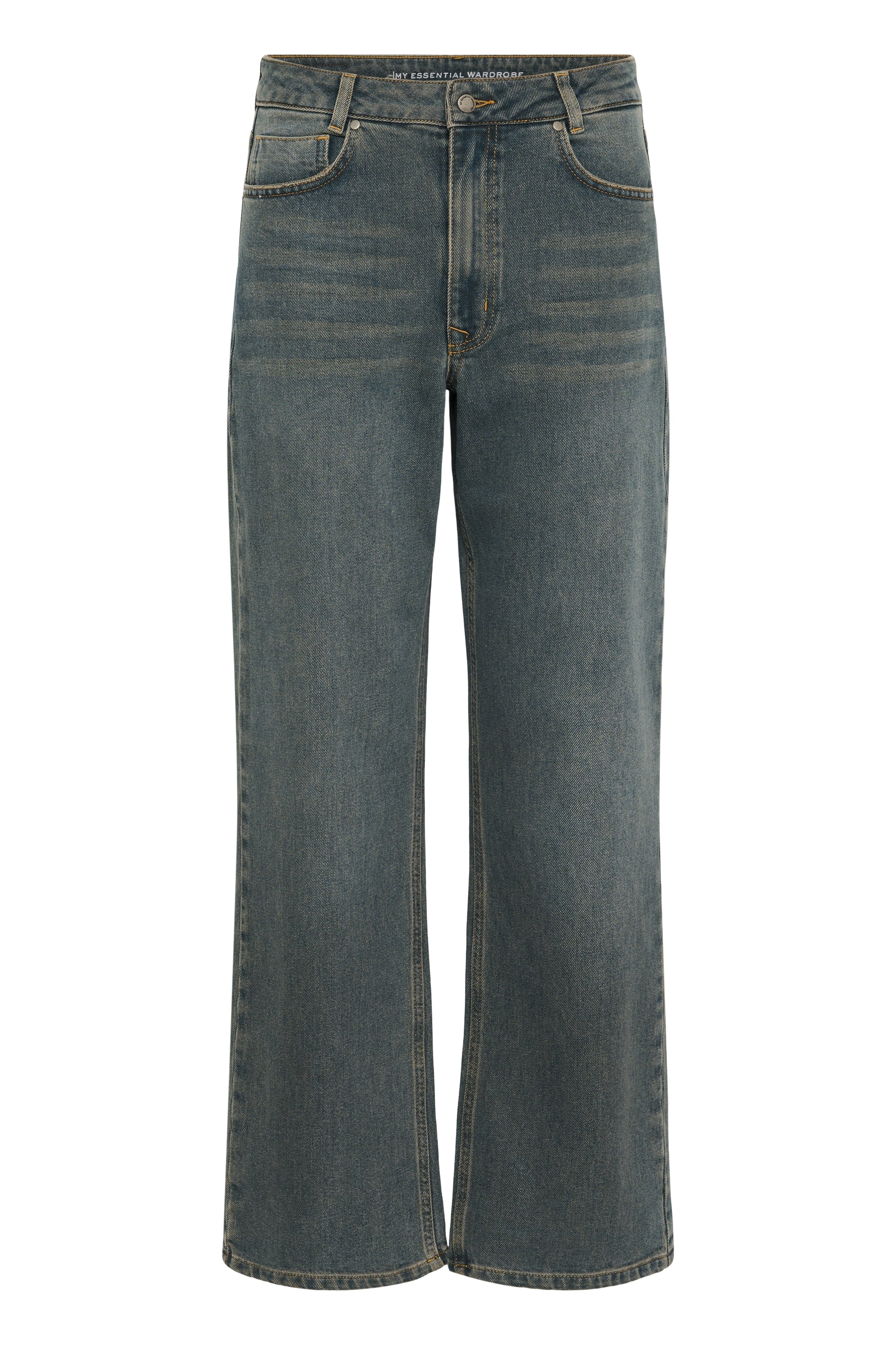THE LOUIS 139 gallabuxur frá My Essential Wardrobe - Dark Blue Dirty Wash