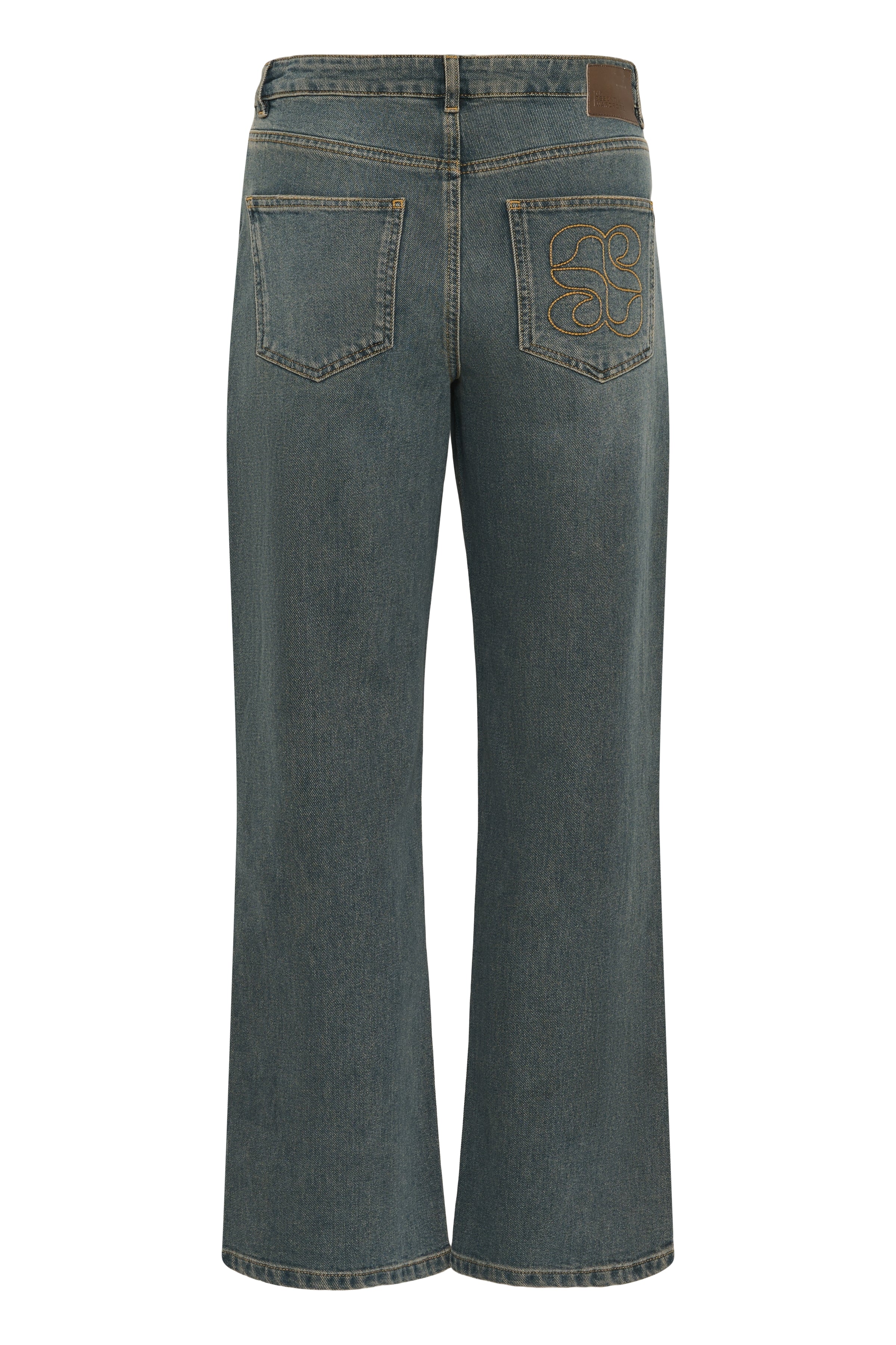 THE LOUIS 139 gallabuxur frá My Essential Wardrobe - Dark Blue Dirty Wash