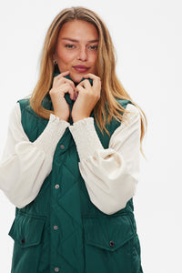 Olga vesti frá Freequent-Rainy Forest grænt