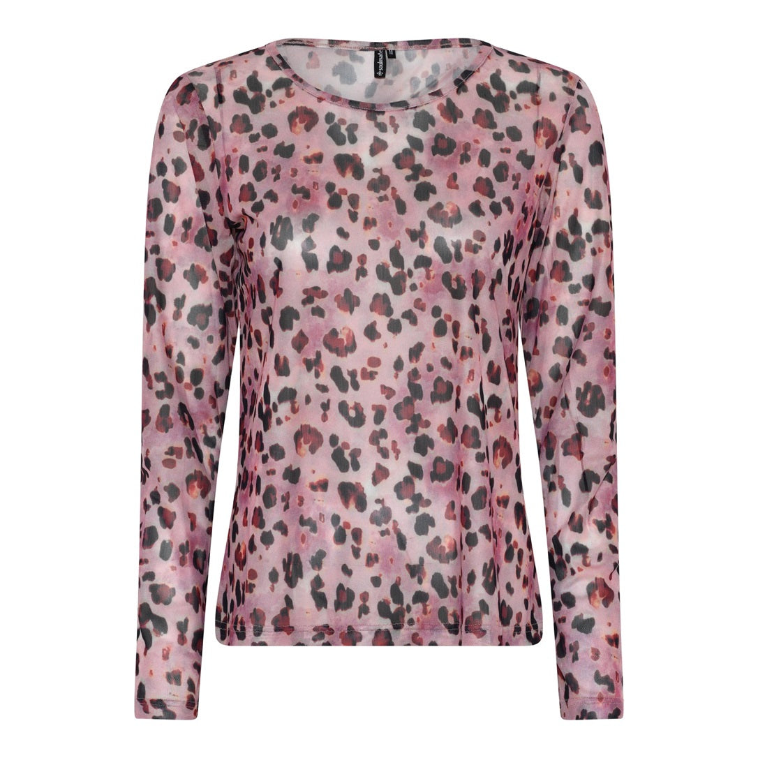 Musy mesh langerma bolur frá Soulmate - pink autumn