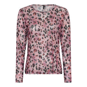 Musy mesh langerma bolur frá Soulmate - pink autumn