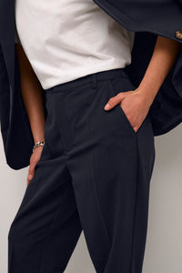 Sakura zipper buxur frá Kaffe - svartar