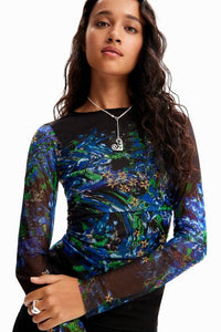 Licua mesh toppur frá Desigual