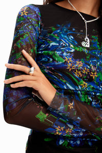 Licua mesh toppur frá Desigual