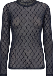 Síðerma mesh bolur frá Hype The Detail  -Navy