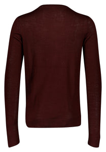 Lindberg peysa merino ull _ bordeaux