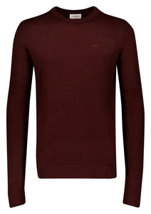 Lindberg peysa merino ull _ bordeaux