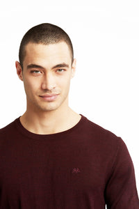 Lindberg peysa merino ull _ bordeaux