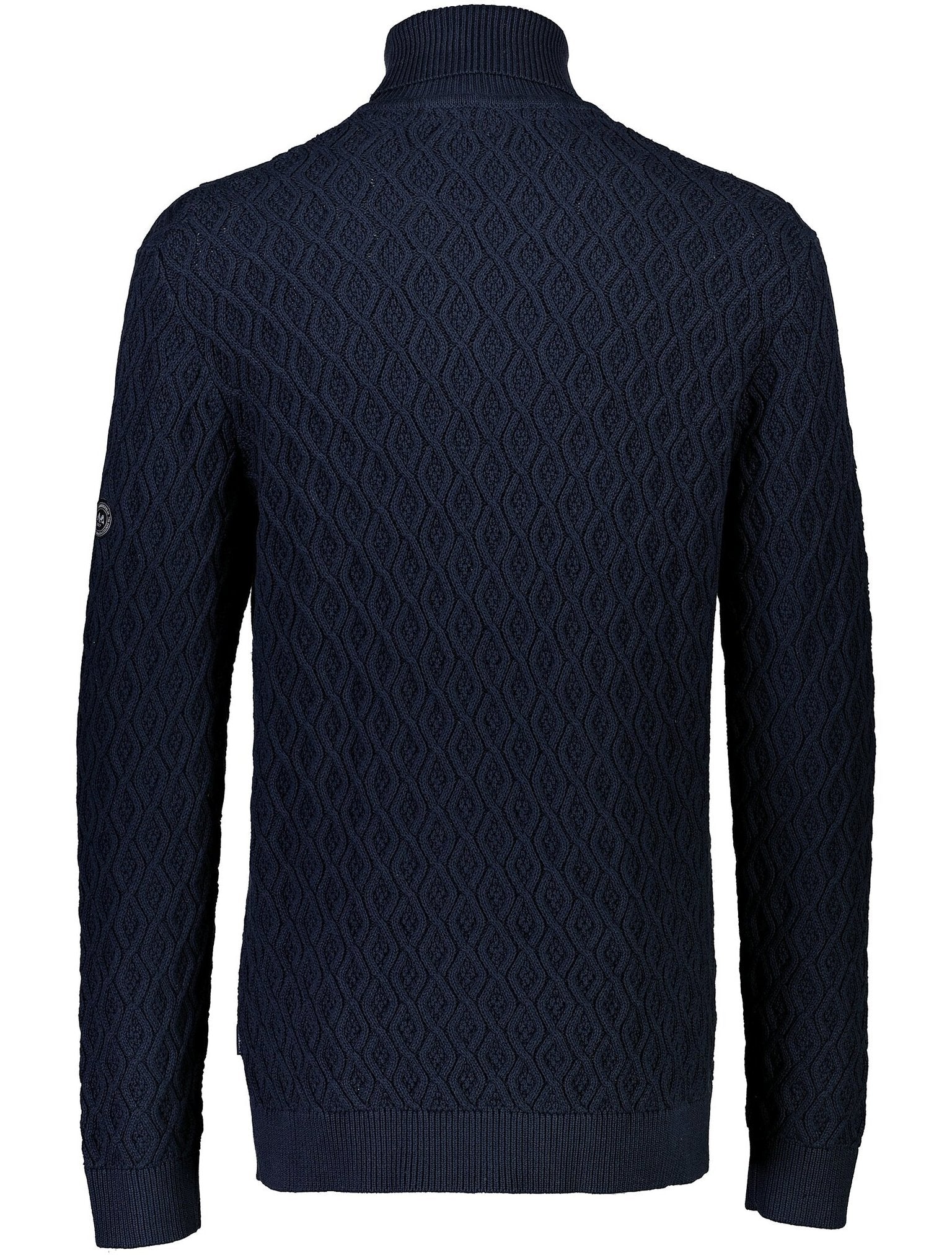 Hjálmar  rúllukragapeysa frá Lindberg- navy blá