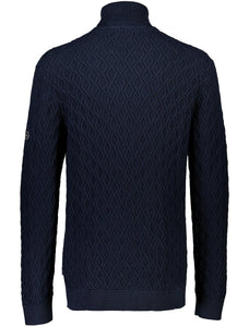 Hjálmar  rúllukragapeysa frá Lindberg- navy blá