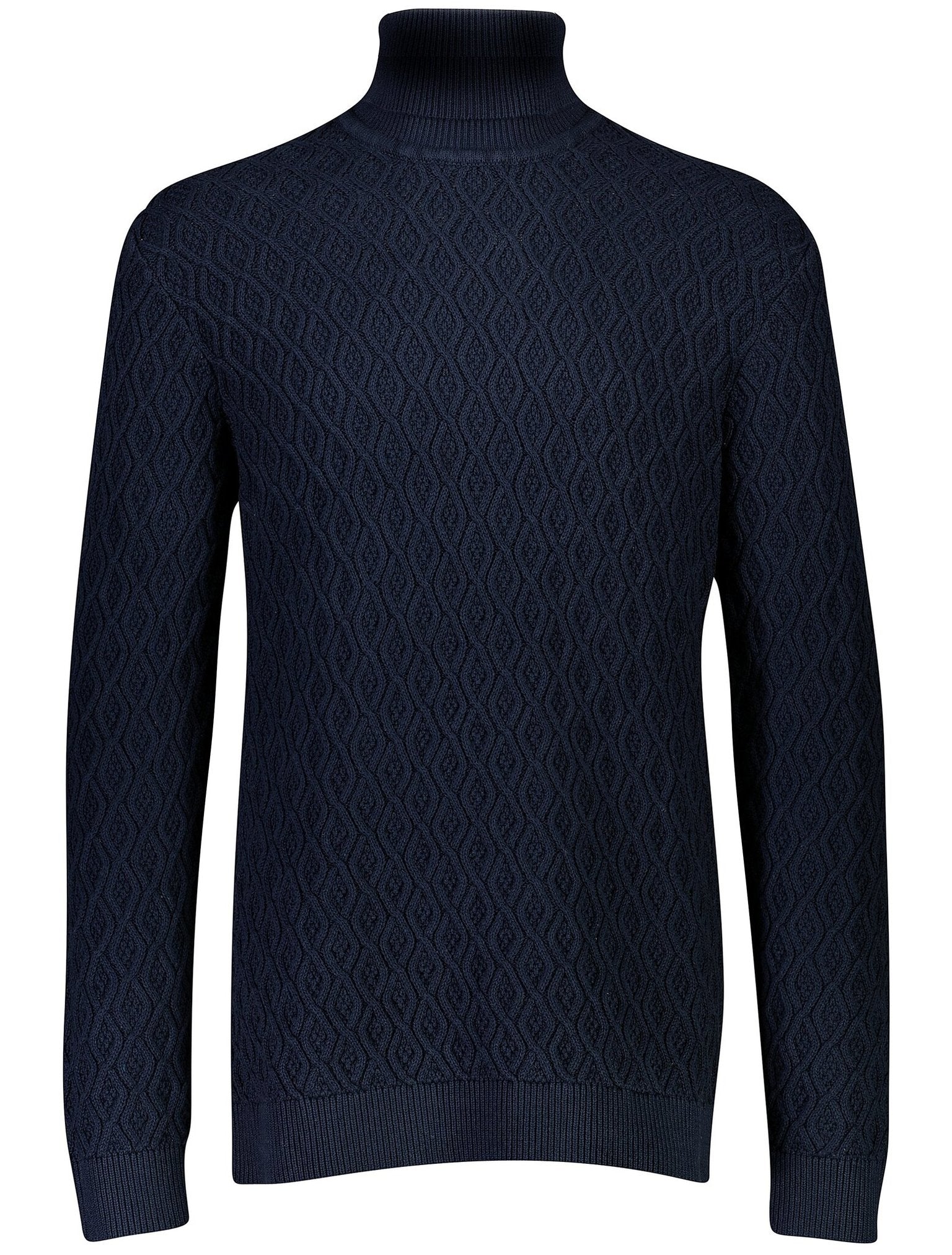 Hjálmar  rúllukragapeysa frá Lindberg- navy blá