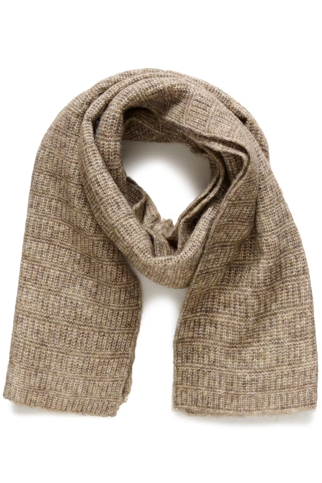 Kikki trefill frá Kaffe - Desert Taupe Melange / Brown