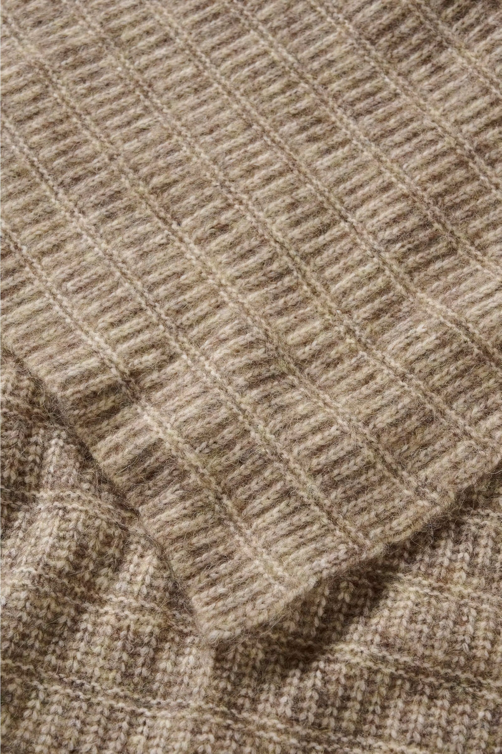 Kikki trefill frá Kaffe - Desert Taupe Melange / Brown