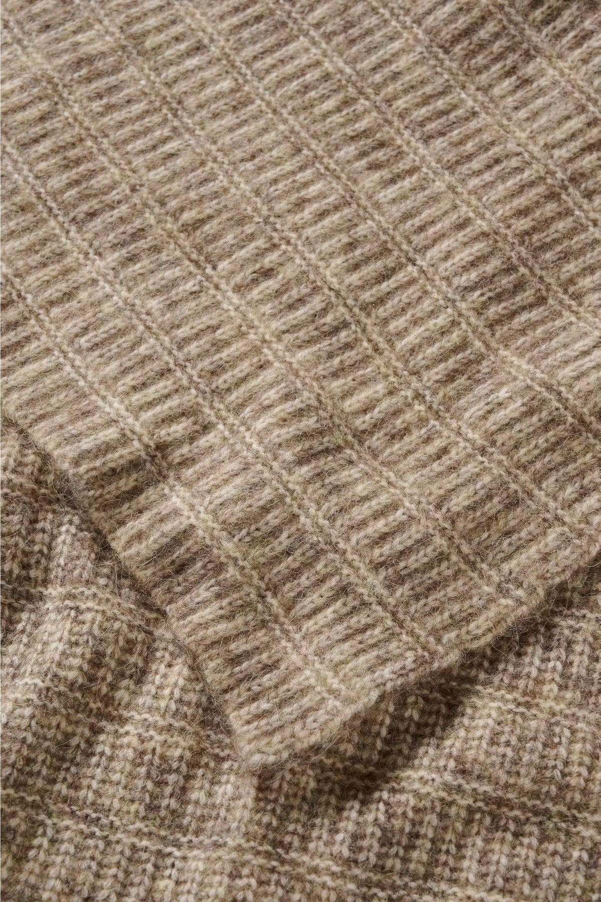 Kikki trefill frá Kaffe - Desert Taupe Melange / Brown