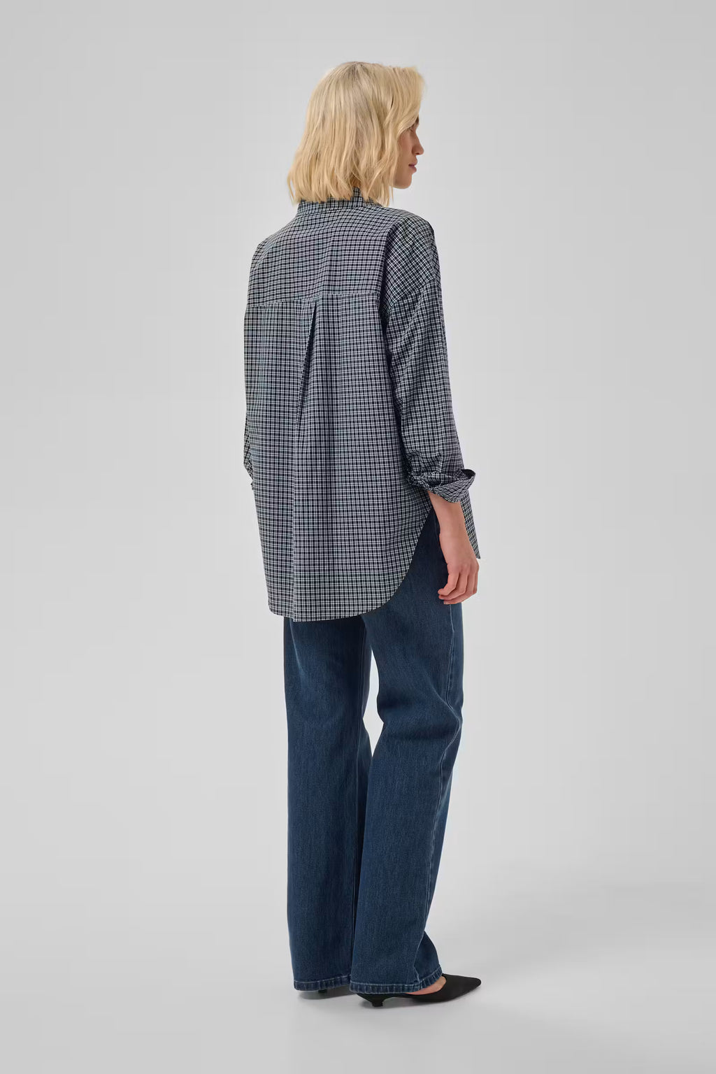 THE LOUIS 139 gallabuxur frá My Essential Wardrobe - Dark blue retro wash