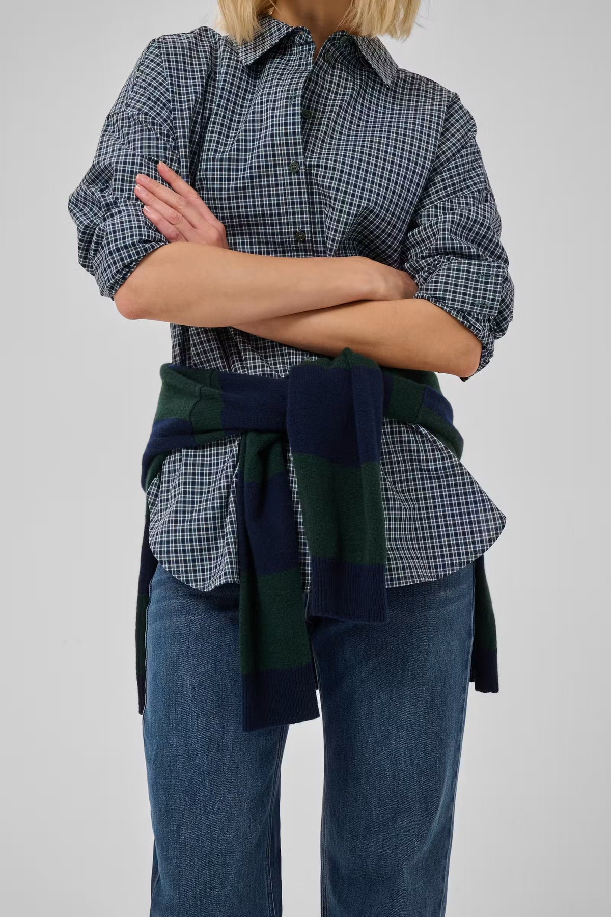 THE LOUIS 139 gallabuxur frá My Essential Wardrobe - Dark blue retro wash