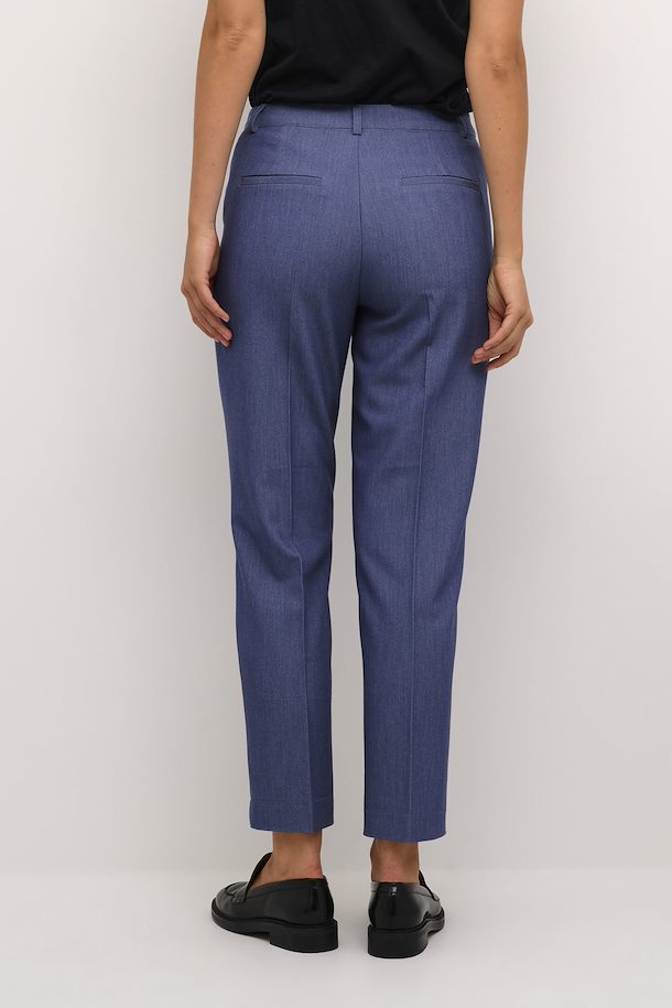 Sakura zipper buxur frá Kaffe - Vintage Indigo