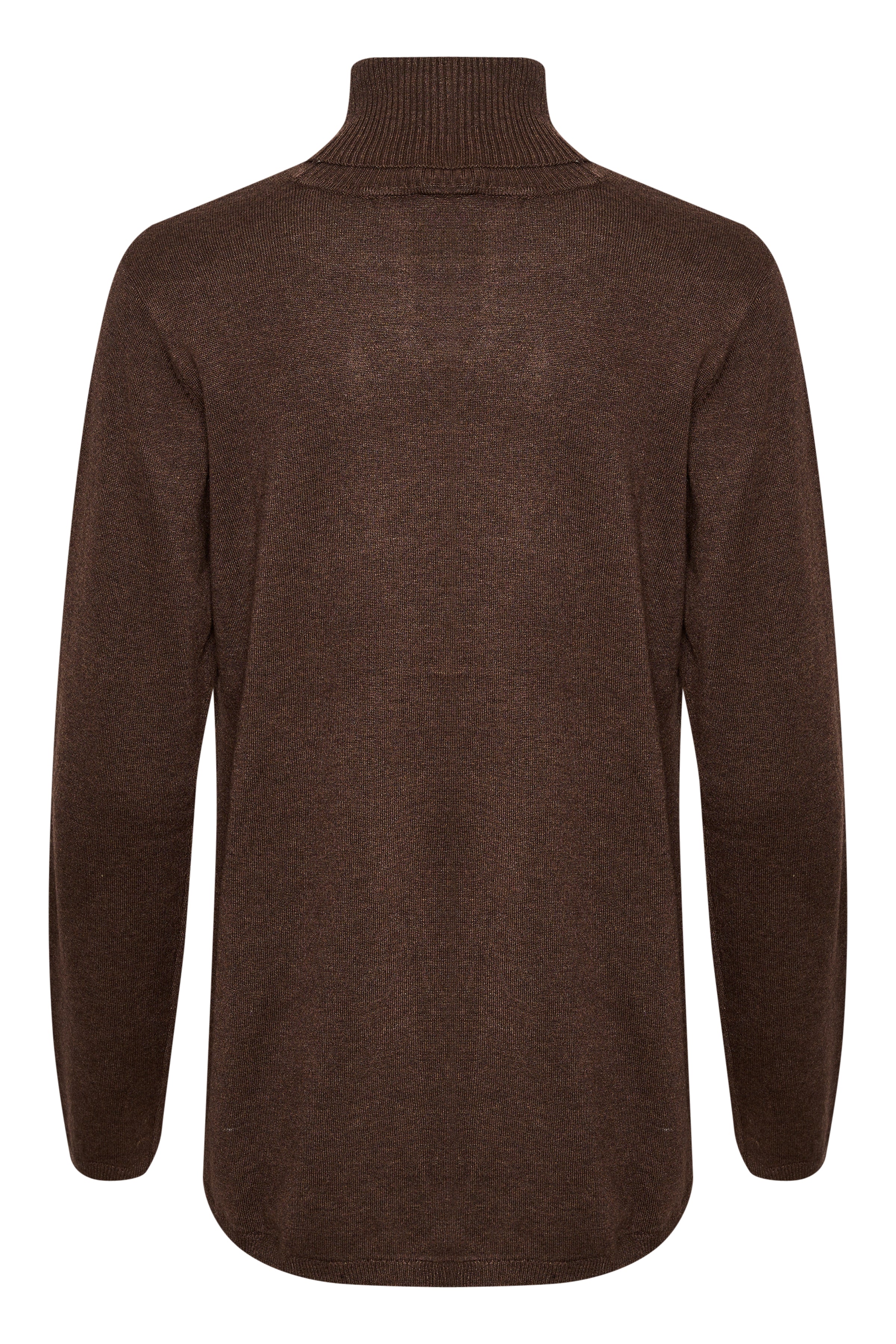 Annemarie rúllukragapeysa - Demitasse melange brún