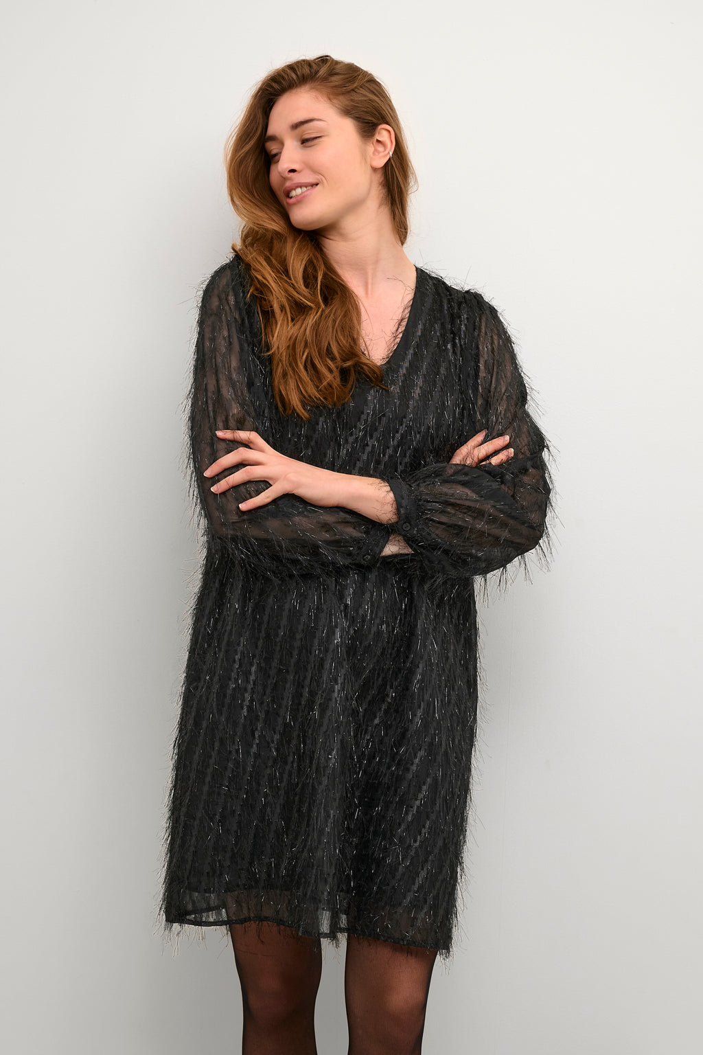 Patty kjóll frá Culture  - Svartur