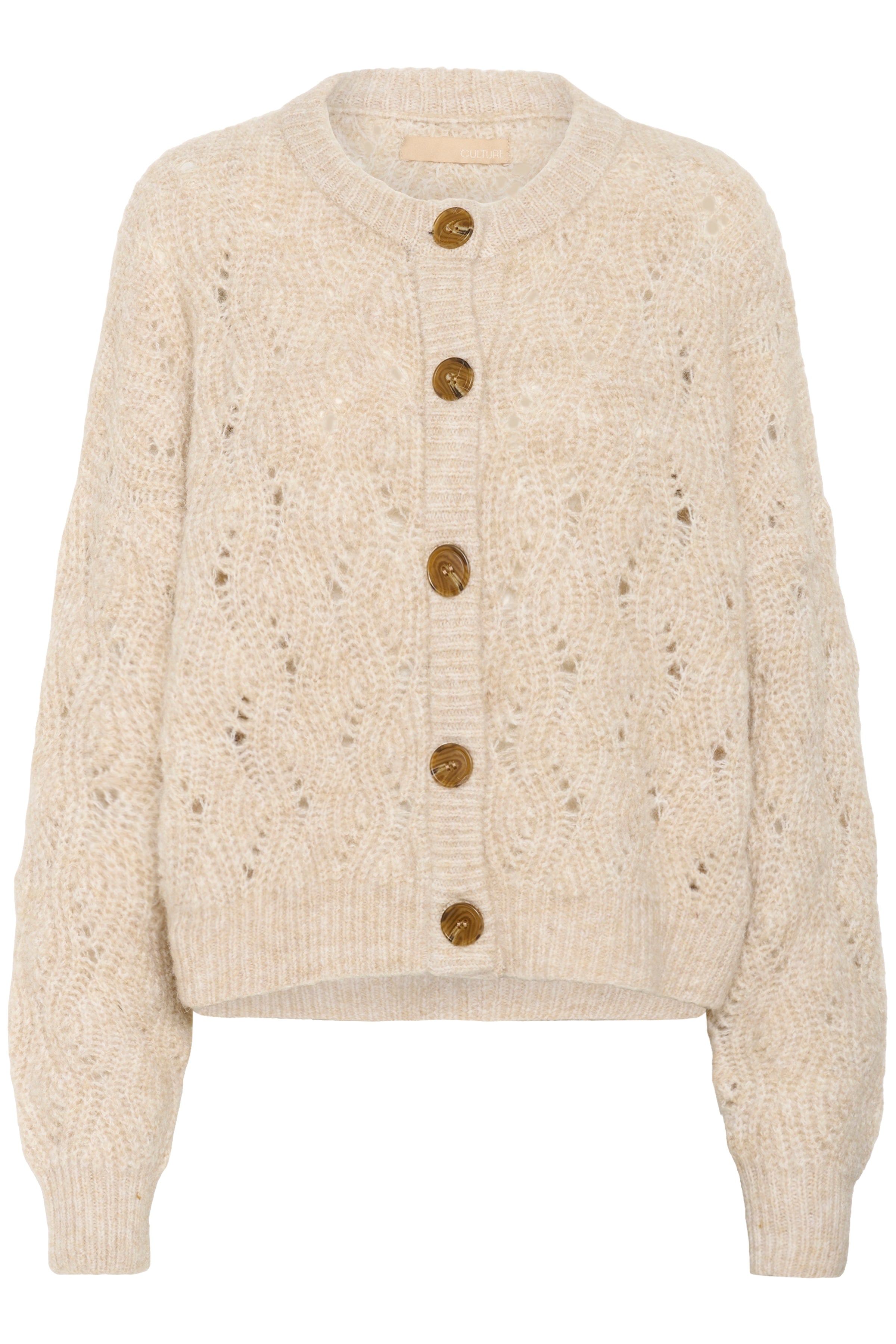 Kimmy peysa  frá Culture - Oyster grá