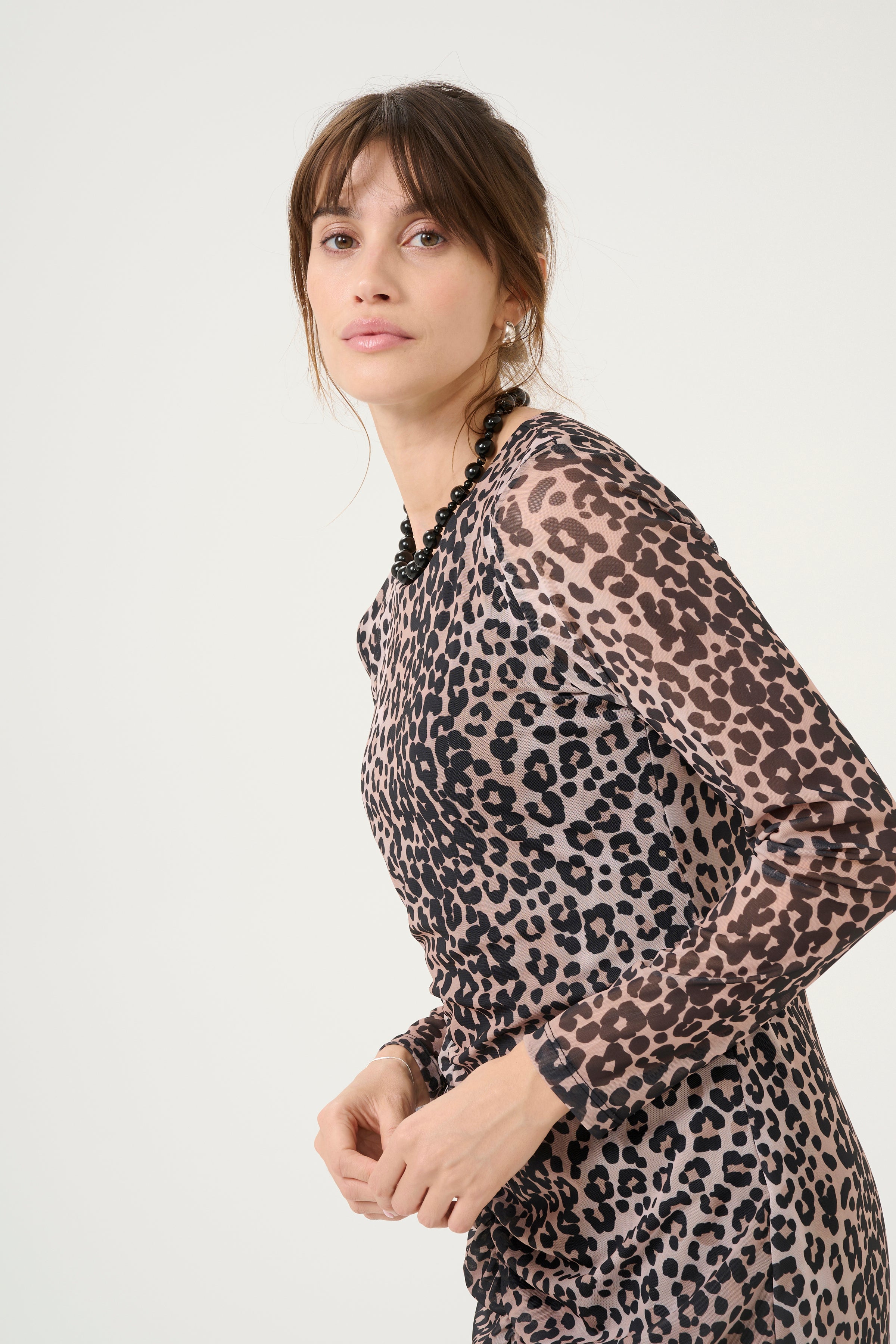 Attie Melida kjóll frá Culture - Leopard