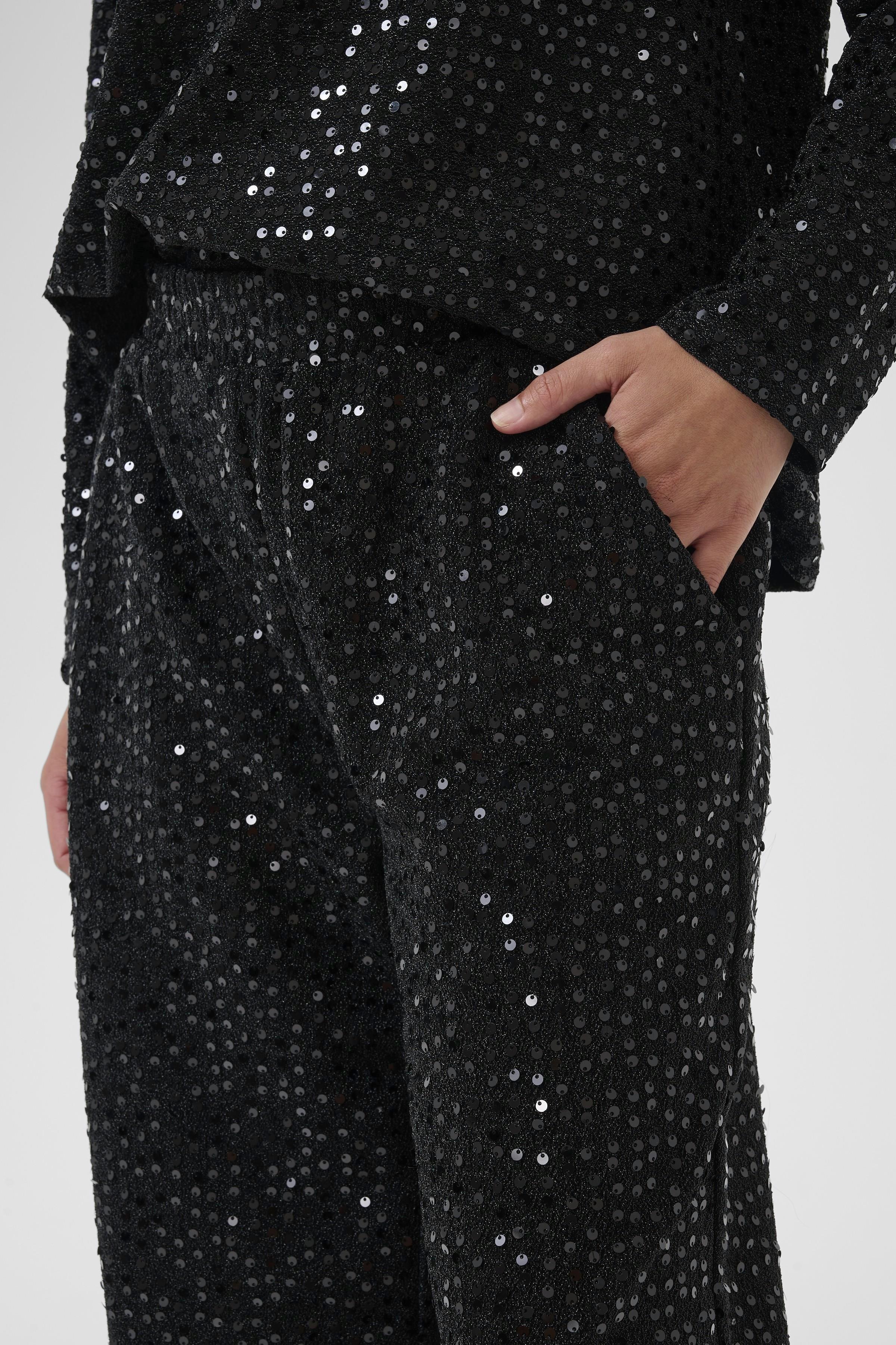 Tamera palíettu buxur frá Culture - Svartar