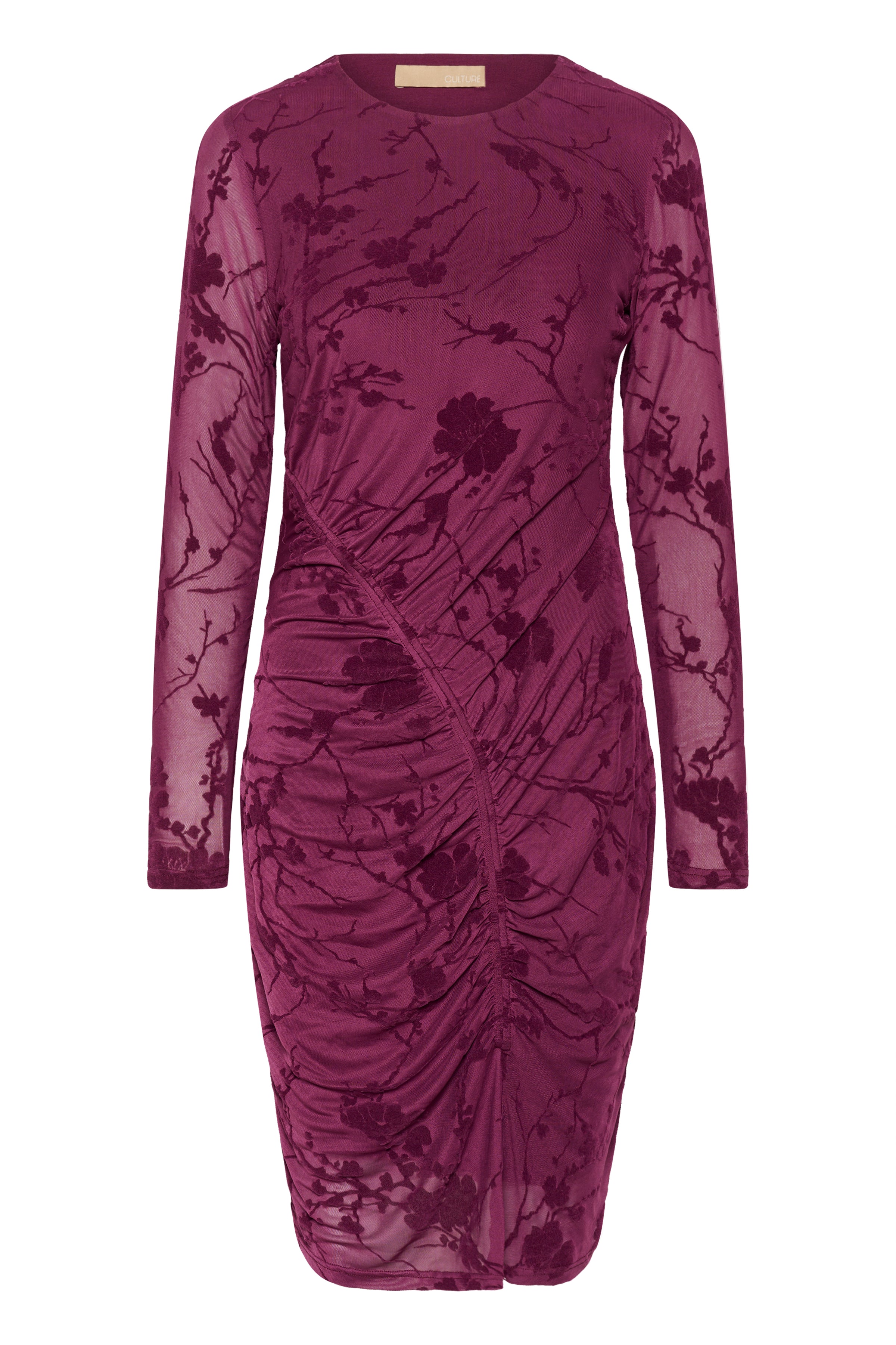 Palida kjóll frá Culture úr mesh efni - Winetasting