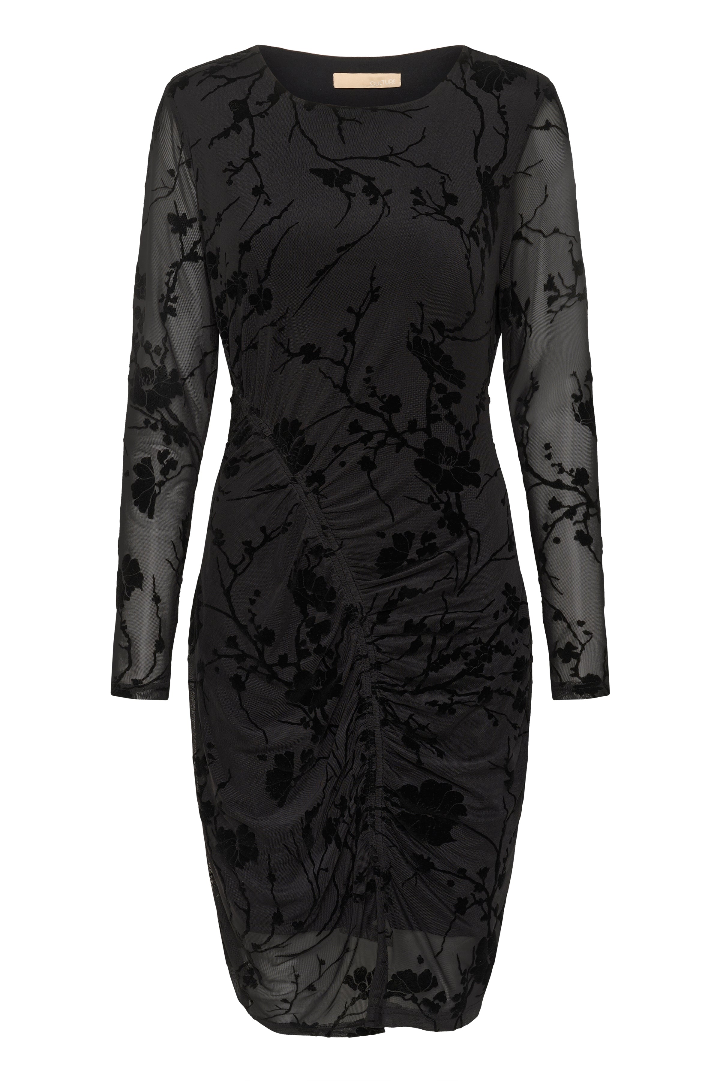 Palida kjóll frá Culture úr mesh efni - Svartur