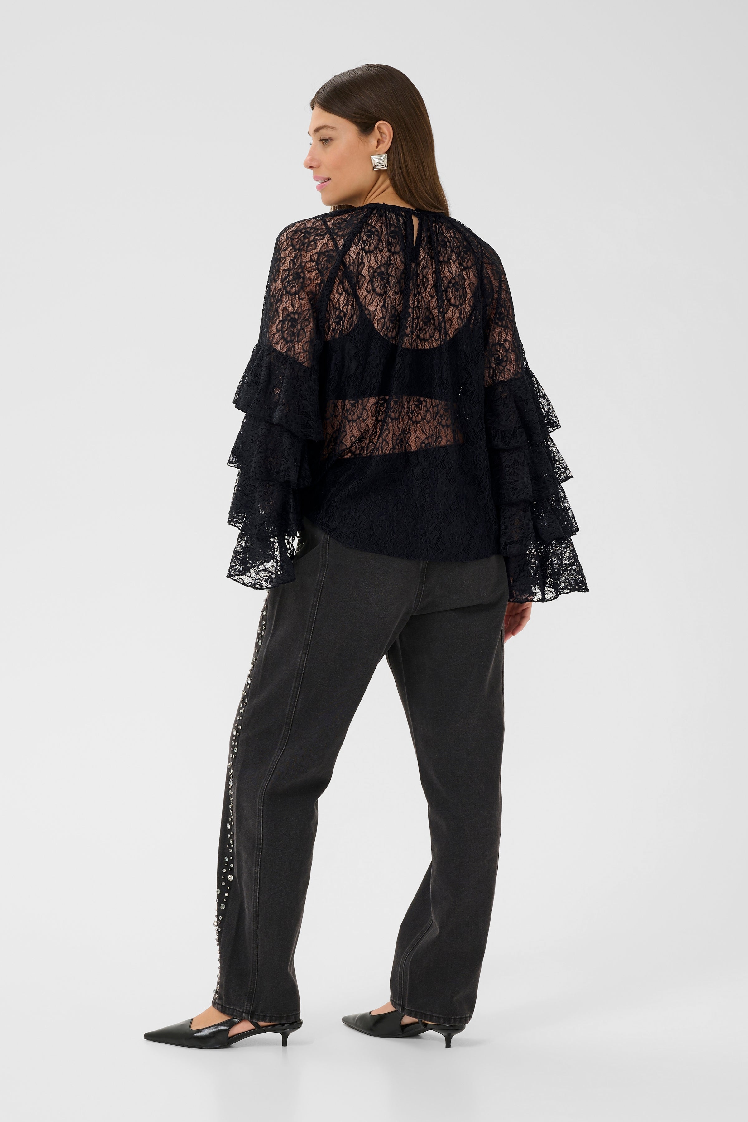 Clemency blússa frá Culture - Svört