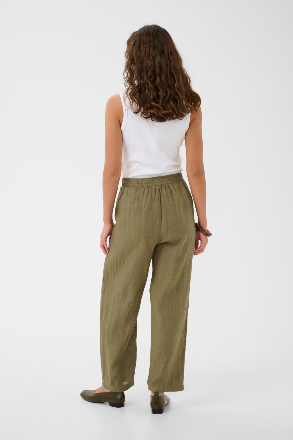 Aniela hör buxur frá Culture - Dusky Green