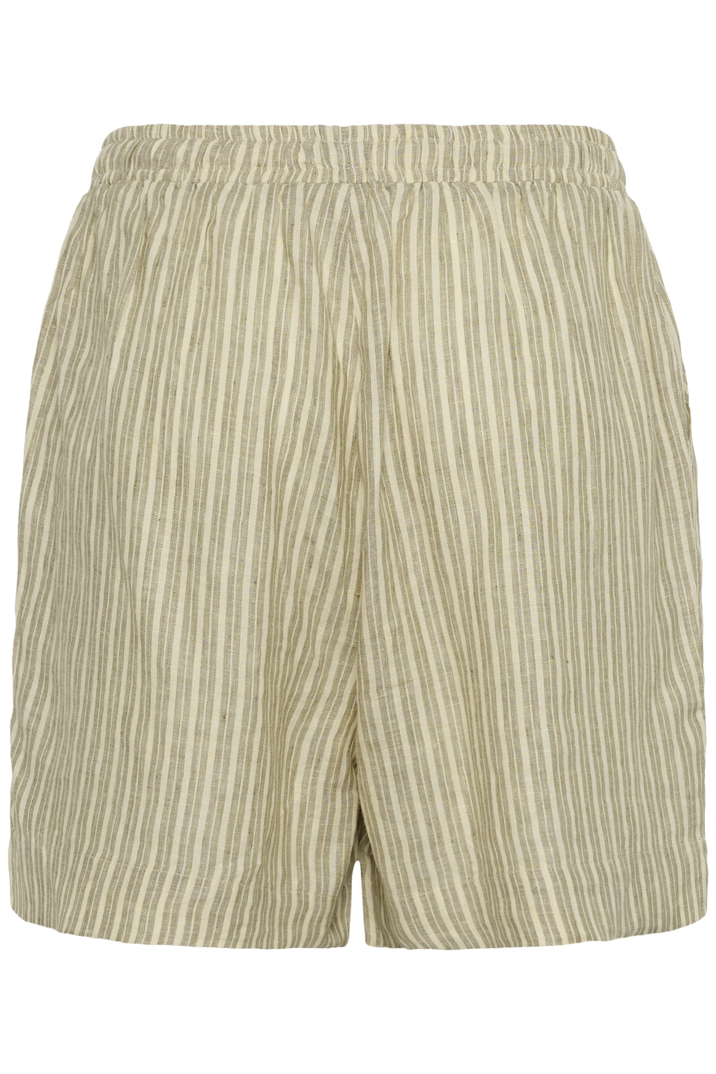 Molly hör stuttbuxur frá Culture - Dusky Green/Whitecap Stripe
