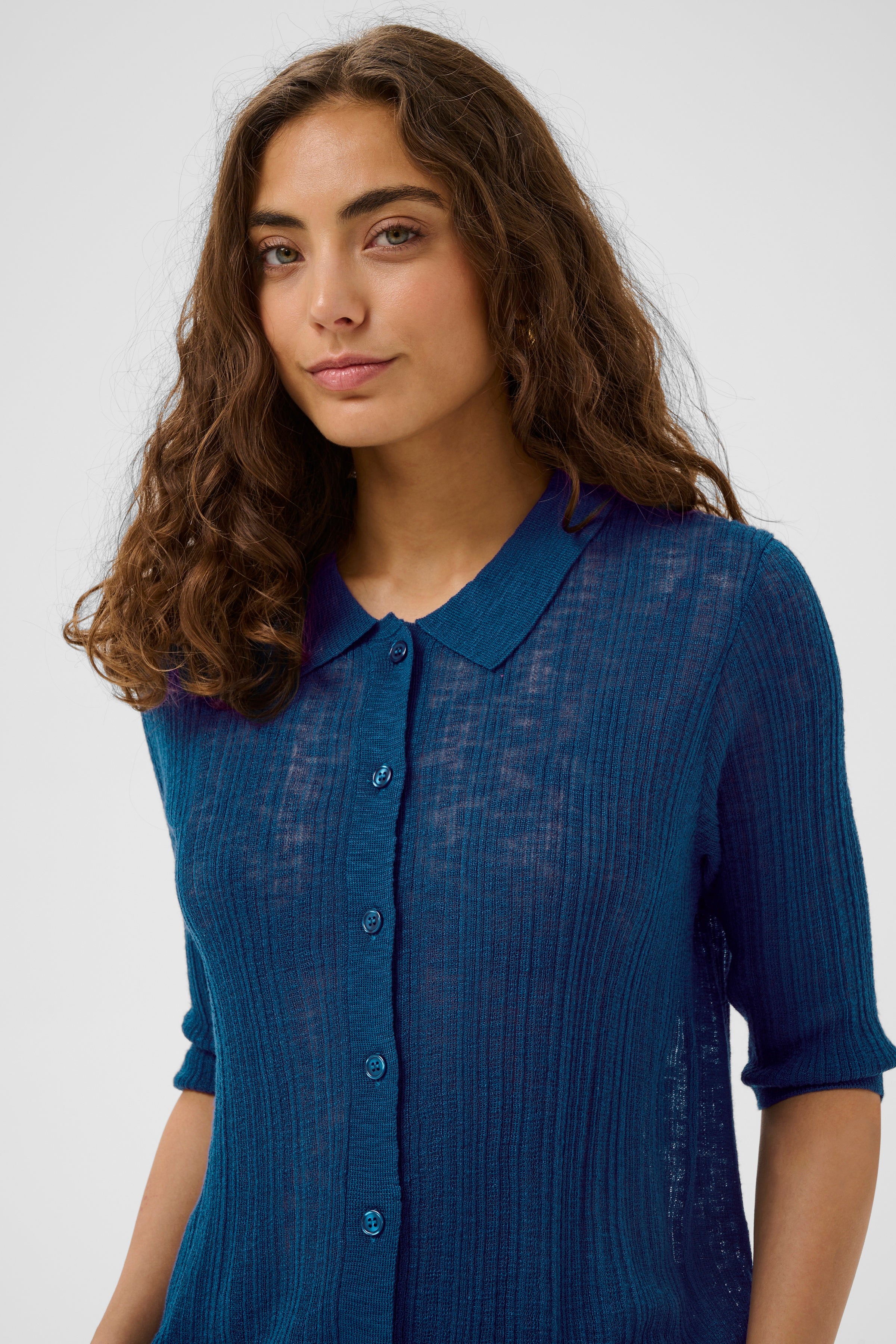 Augustine polo peysa  frá Culture-  Navy