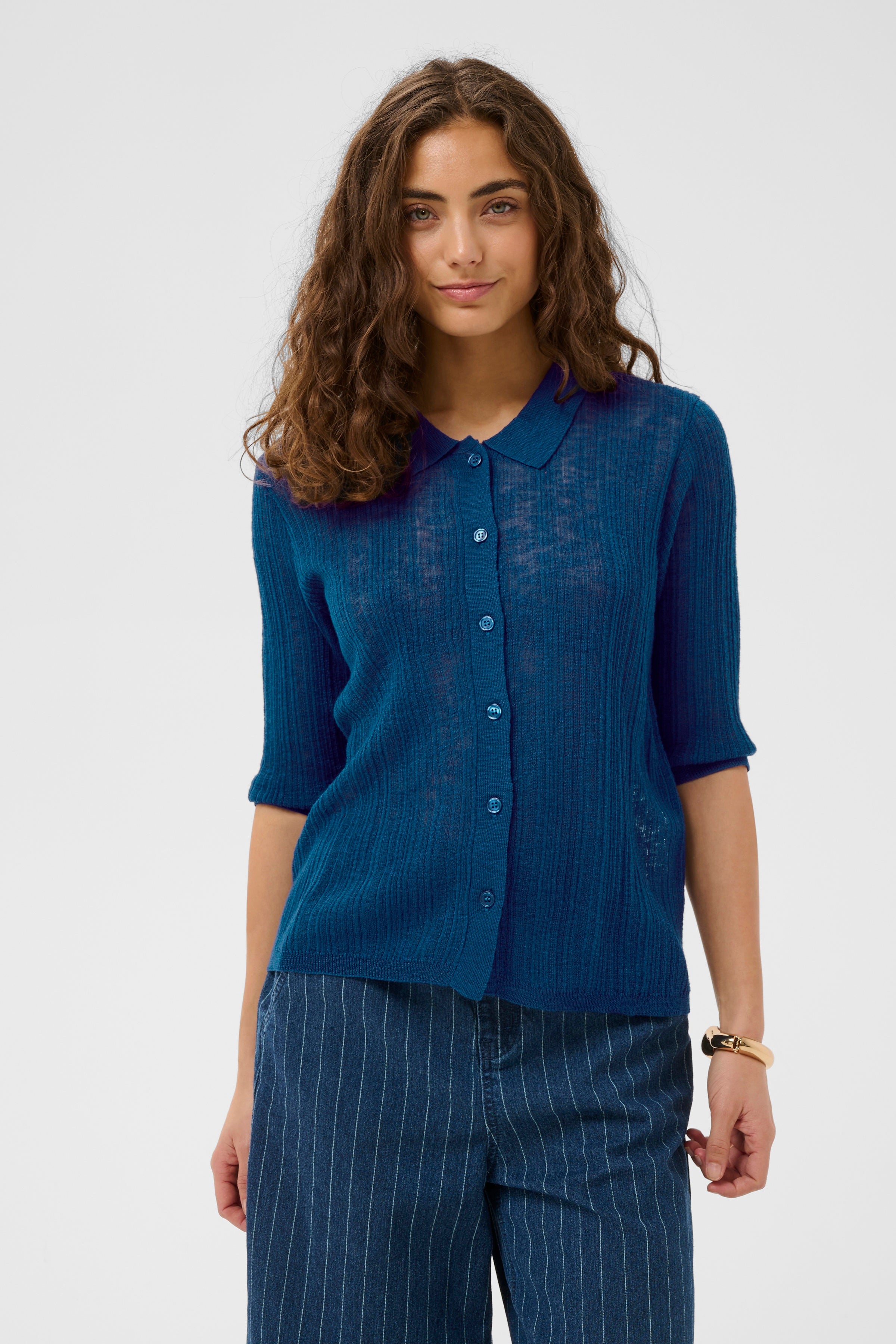 Augustine polo peysa  frá Culture-  Navy