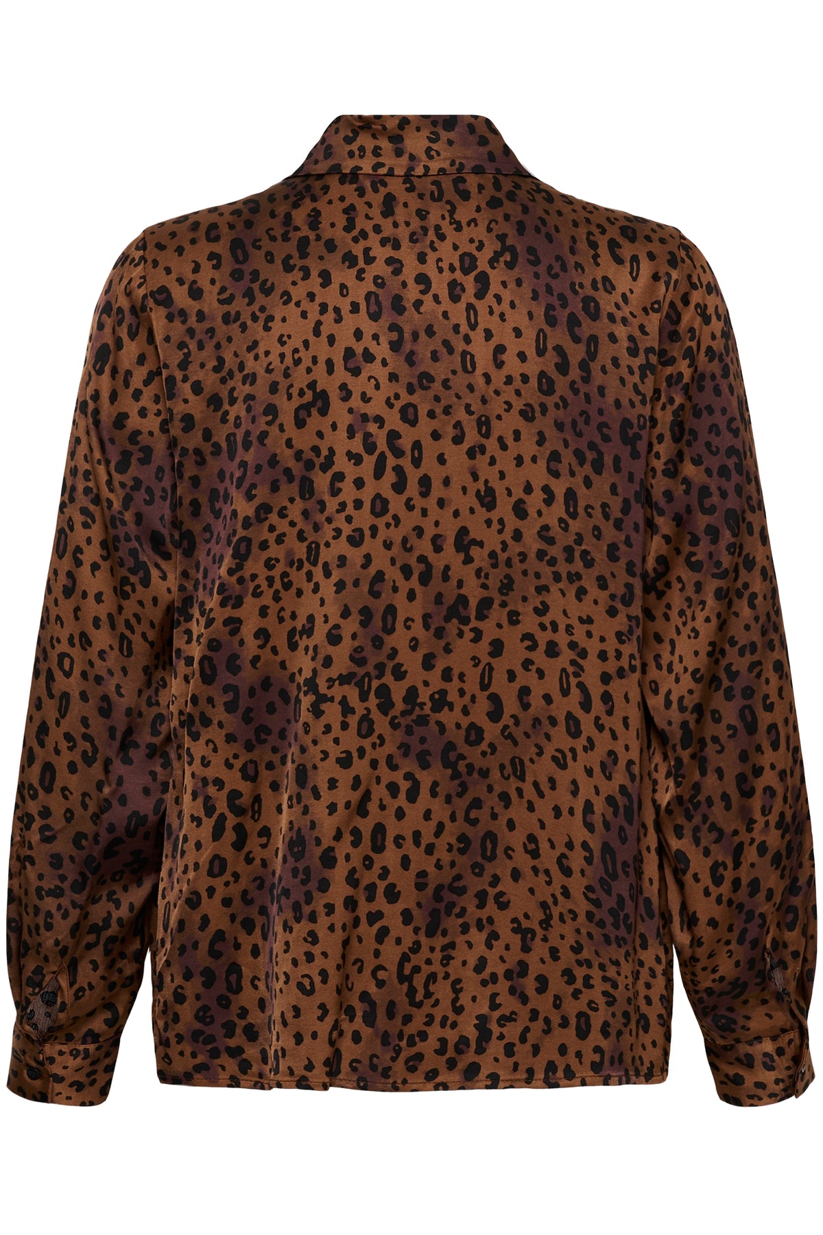 Naomi skyrta frá Culture - Brún Leopard