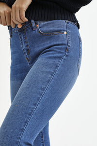 Sinem cropped gallabuxur frá Kaffe  –  Medium blue