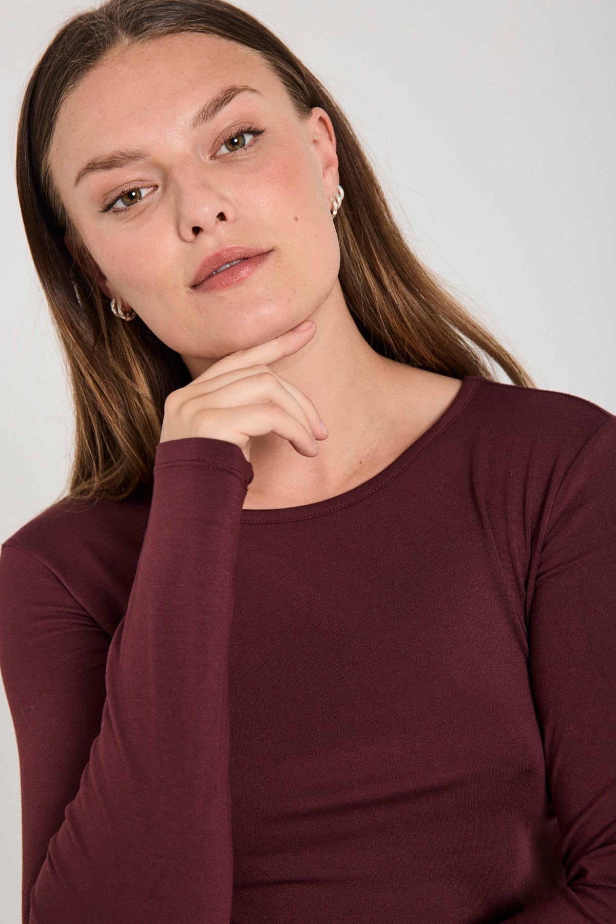 Liana Tee langerma bolur frá Freequent -Port Royale