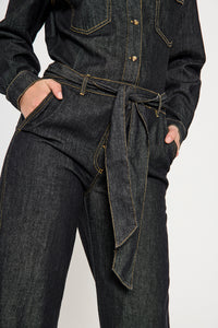 Lisea gallasamfestingur frá Freequent - Black denim