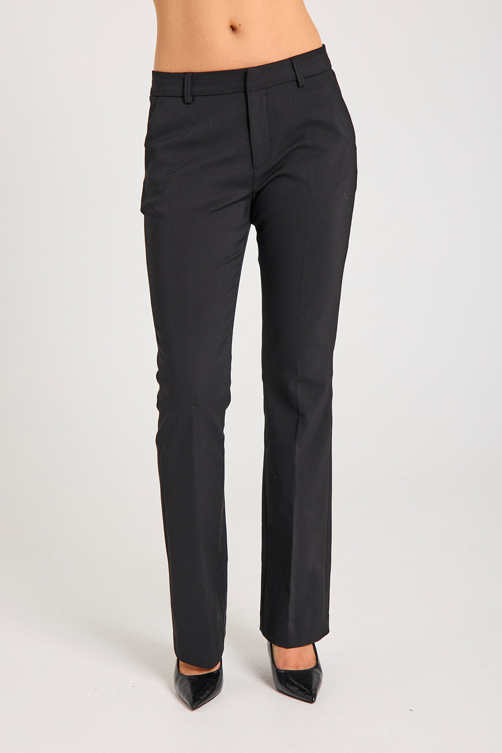 Isadora bootcut  buxur frá Freequent - Svartar