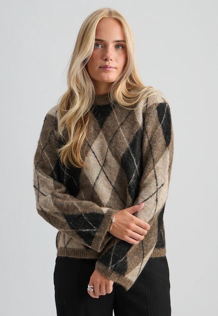 Inara peysa frá Minus- Sand gray