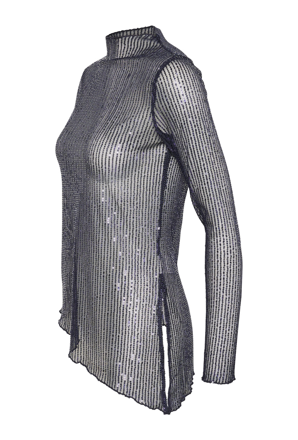 Giya Sequin toppur frá Culture - Blár