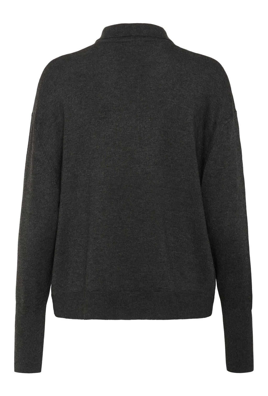 Lizza  peysa frá Kaffe - Dark grey melange
