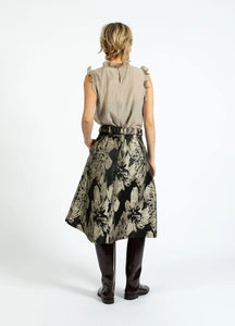 Ruffles toppur frá CC heart - Grey sand