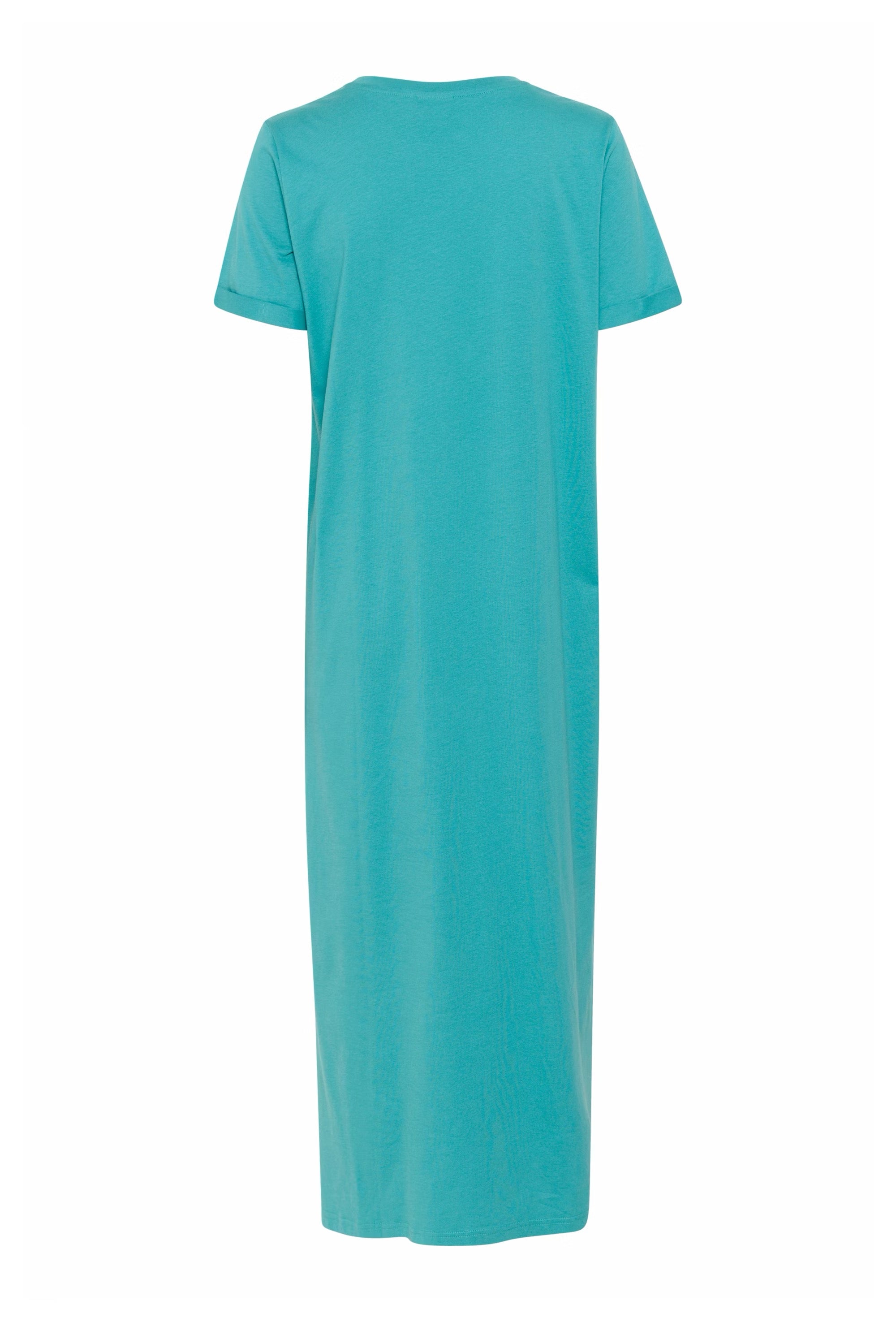 Celina kjóll frá Kaffe -Teal
