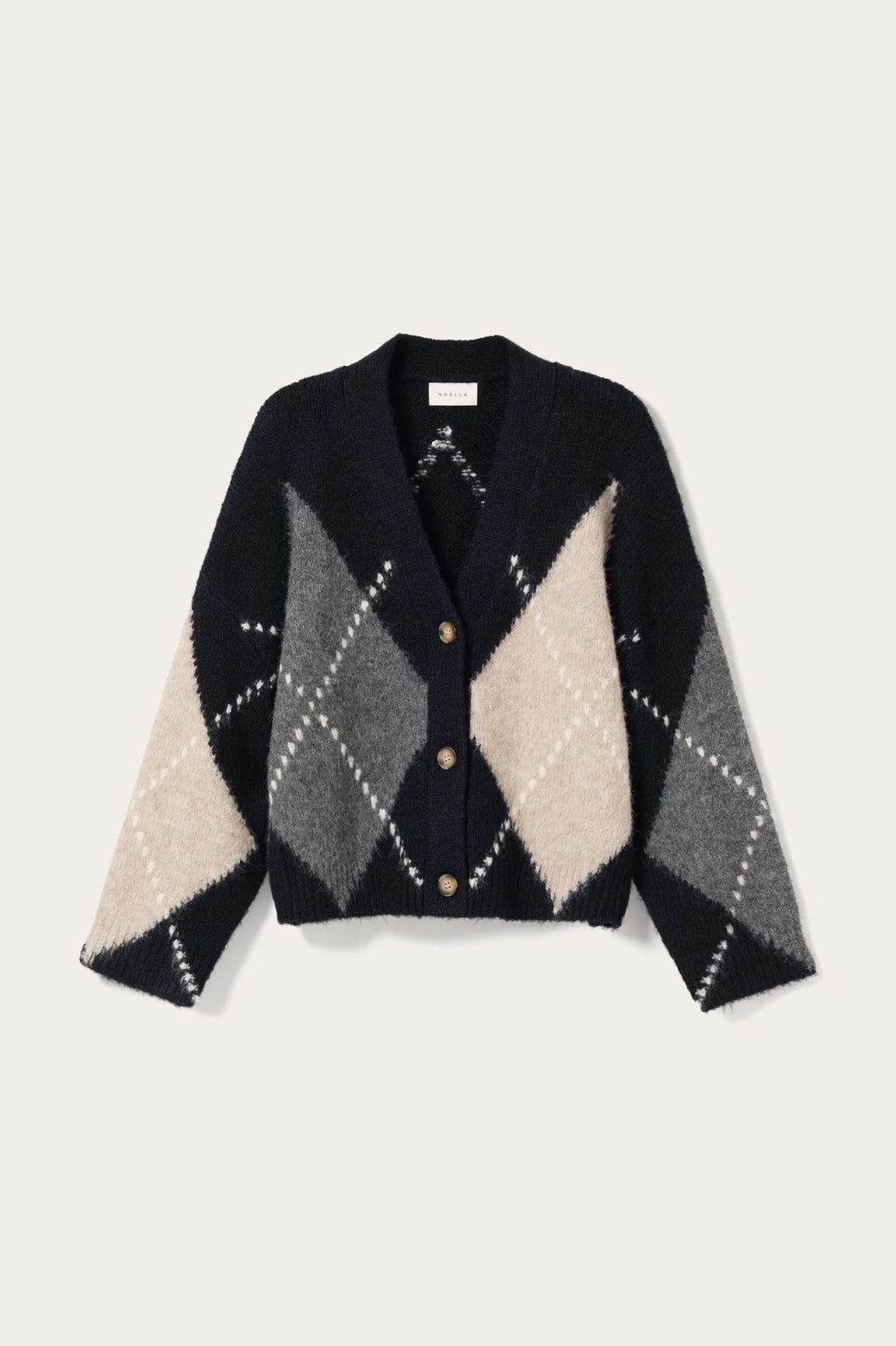 Laiana knit golla frá Noella - Navy mix